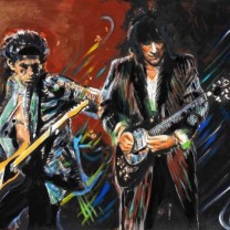 Dalla chitarra al pennello: in mostra i dipinti di Ronnie Wood